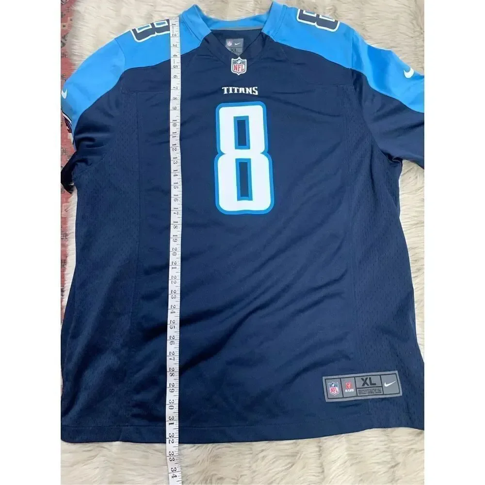 Marcus Mariota Tennessee Titans NFL Nike Blue On Field Home Jersey XL